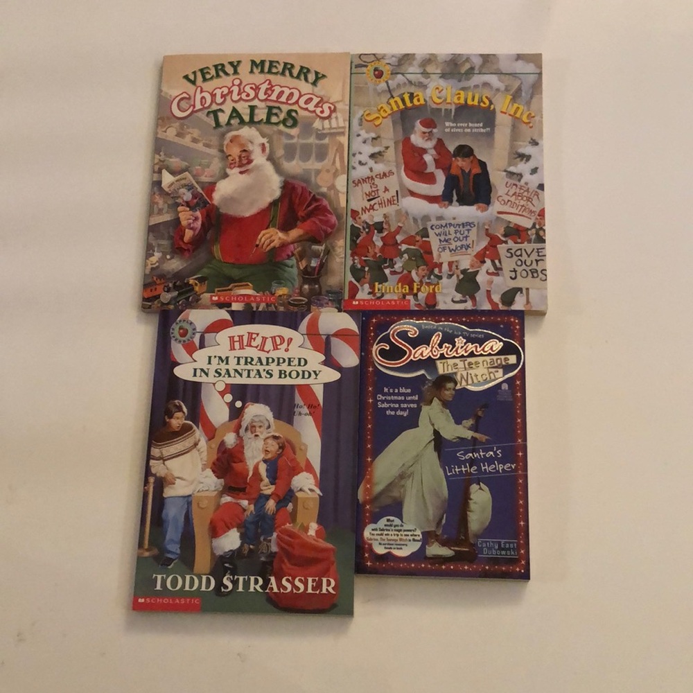 SET of 4 Christmas Books